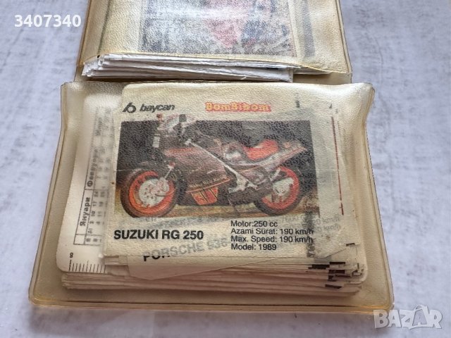 Колекционерски картинки от дъвки  TURBO ,OTO MOTO,BOM BIBOM , снимка 10 - Колекции - 43968959