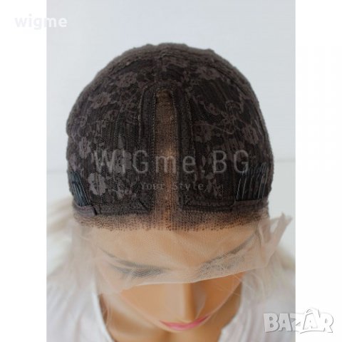 Дълга права пепелно руса лейс фронт перука Натали, снимка 10 - Аксесоари за коса - 27904320