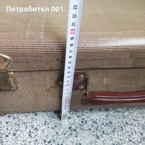 Стар дървен куфар, снимка 6 - Антикварни и старинни предмети - 50716743