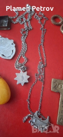 стар бронзов кръст, просфора и др църковни предмети , снимка 18 - Антикварни и старинни предмети - 43145485