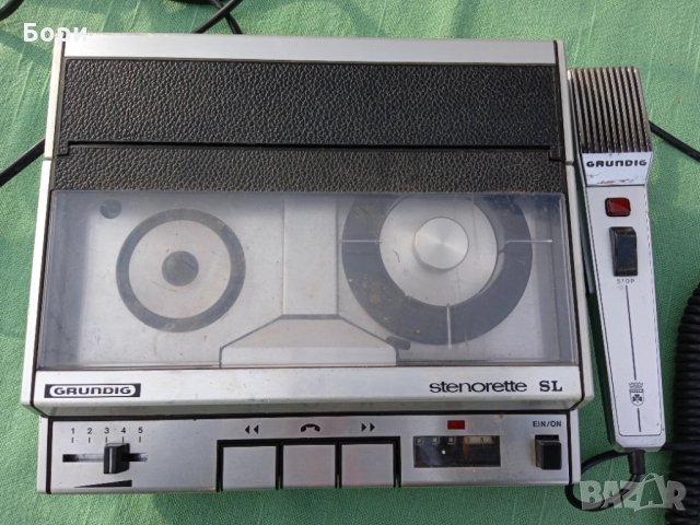 GRUNDIG Stenorette SL  Диктофон  1971г, снимка 3 - Декове - 35088850