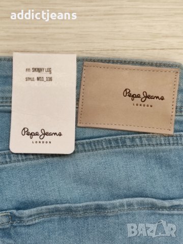 Мъжки дънки Pepe Jeans размер 34, снимка 7 - Дънки - 43639828