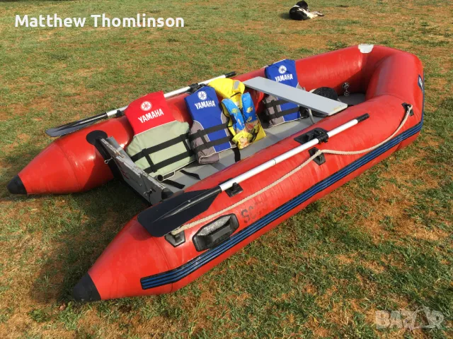 Лодка с гумена лодка, снимка 1