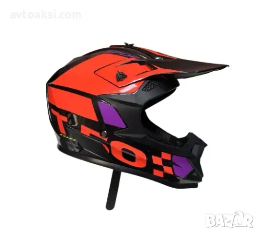 Каска Крос Мотор/Скутер/Бъги/Вело/АТВ-3030, снимка 5 - Аксесоари и консумативи - 49337519