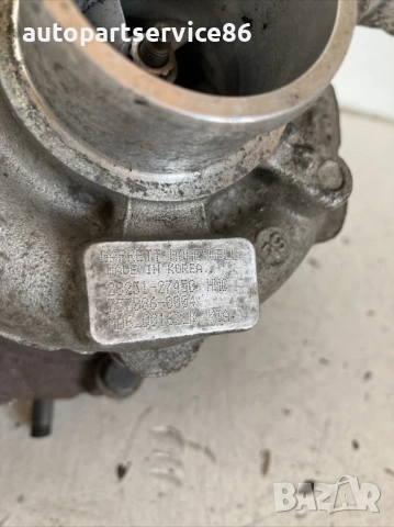 Турбокомпресор Garrett за KIA Magentis 2.0 CRDi (2009) 28231-27450, снимка 2 - Части - 53272253