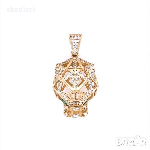 Златен медальон Cartier 4,53гр. 14кр. проба:585 модел:20208-3, снимка 2 - Колиета, медальони, синджири - 43370520