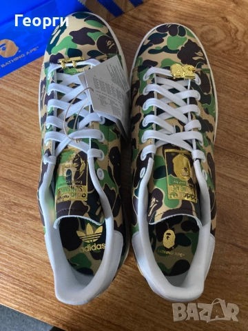 Оригинални мъжки маратонки Adidas Stan S, снимка 10 - Маратонки - 53373354