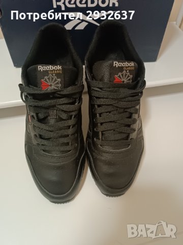 Reebok Classic Leather Shoes черни, снимка 3 - Маратонки - 43685364