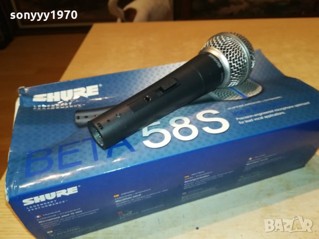 shure sm58 microphone 1101221302, снимка 3 - Микрофони - 35400384