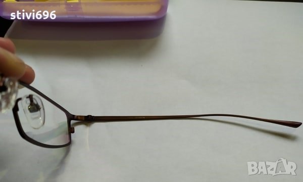 Рамка за очила титан. Унисекс кафяво​. - Ново., снимка 8 - Слънчеви и диоптрични очила - 27857621