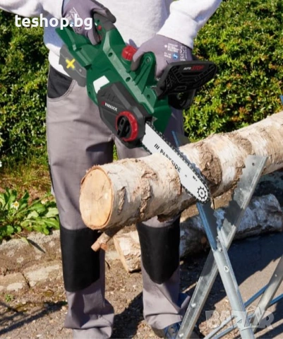 Резачка Parkside PKSA 20-Li C3 без батерия и зарядно устройство, верижен трион, снимка 4 - Градинска техника - 53054871