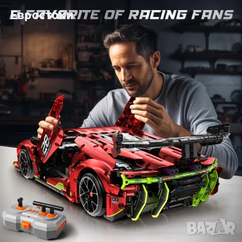 HOGOKIDS Technik Дистанционно управляем автомобил, играчка за конструиране - 1:10 мащаб 2,4 GHz, снимка 6 - Коли, камиони, мотори, писти - 48348424