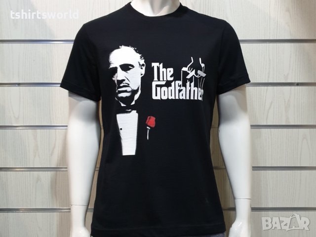 Нова мъжка тениска с дигитален печат Кръстникът, снимка 8 - Тениски - 34439104