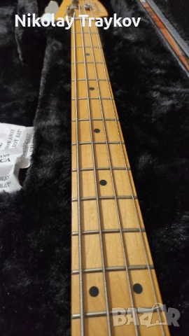 Бас китара Fender Player Precision MN + оригинален дървен куфар, снимка 5 - Китари - 52957479