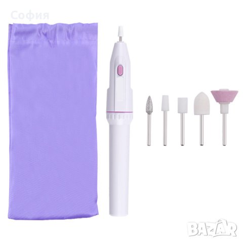 НОВО Електрическа, козметична пила за нокти 5 в 1 + ПОДАРЪК !!!, снимка 10 - Продукти за маникюр - 40661749