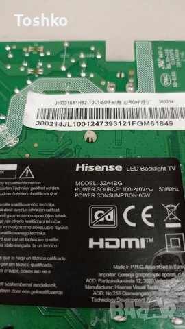 Main board 32A35EEVS(0006), снимка 4 - Части и Платки - 37702391