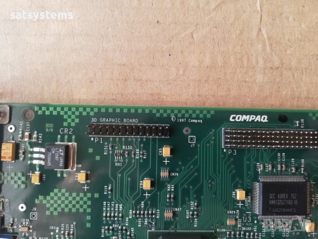 Видео карта COMPAQ 3D GRAPHIC BOARD 2MB PCI, снимка 6 - Видеокарти - 40117637