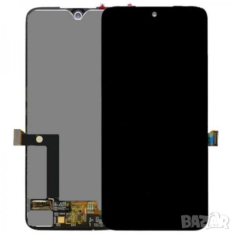 LCD Дисплей за MOTOROLA Moto G7 Plus + тъч скрийн /Черен/ Баркод : 142008