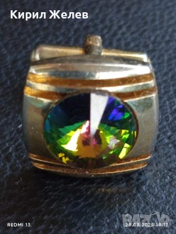 Винтидж бутонели позлатени с фацетиран кристал за КОЛЕКЦИЯ ДЕКОРАЦИЯ 50126, снимка 2 - Други ценни предмети - 51526501