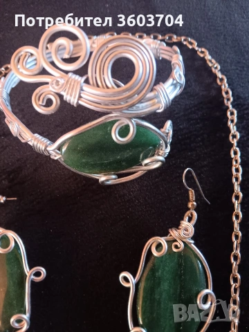 дамски комплект, снимка 5 - Бижутерийни комплекти - 53532723