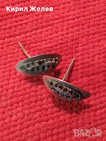 СТАРИ ЕМАЙЛИРАНИ СРЕБЪРНИ ОБЕЦИ ВИСОКА ПРОБА СРЕБРО с МАРКАЗИТИ - НЯКОИ ЛИПСВАТ! 46814