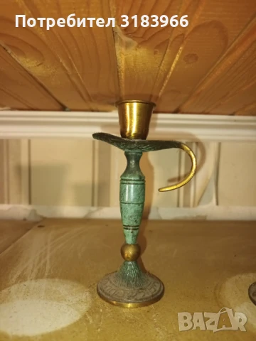 свещник от месинг № 8, снимка 1