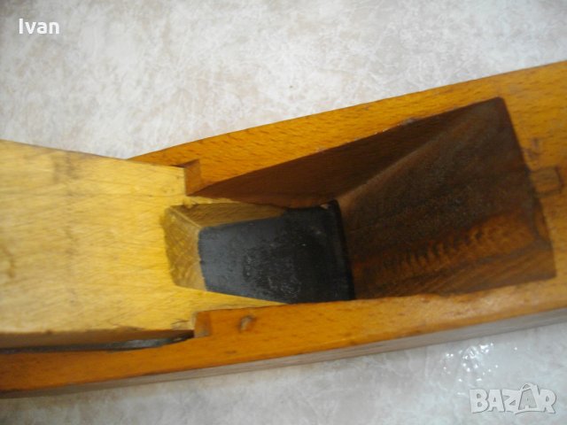 Ретро-Руско Ръчно Ренде-48мм-Буков корпус с Кокалена Дръжка-Ретро Качество-Отлично-Голямо, снимка 9 - Други инструменти - 33260051