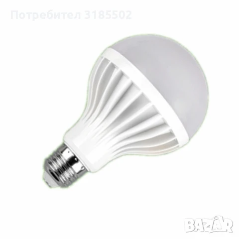 LED крушка 540LM 6000K 12V 9W E27, снимка 3 - Крушки - 51221392
