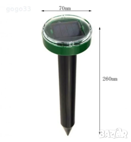 соларен уред против къртици, снимка 8 - Градинска техника - 50759572