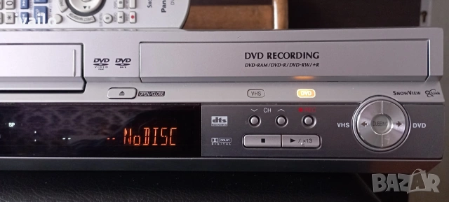 Panasonic VHS-DMR-ES30V Записвачка!!!, снимка 3 - Плейъри, домашно кино, прожектори - 53094455