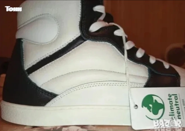 GROUNDIES Оригинал Нови Мъжки Маратонки Изцяло от Естествена Кожа 45, снимка 2 - Маратонки - 50800212