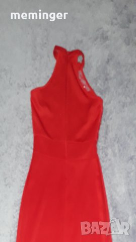 Червена рокля, снимка 2 - Рокли - 27971826