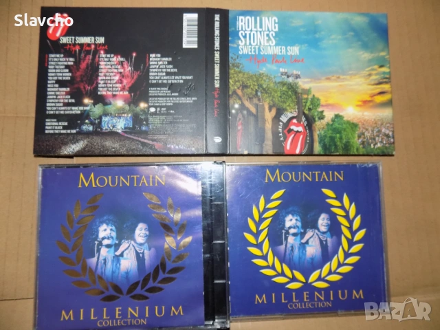 Компакт дискове на -Mountain–Millenium Collection(1999,2CD)/The Rolling Stones–Sweet Summer Sun,Live
