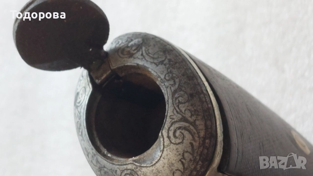 Много рядък револвер( pepperbox)пиперница,средата на 19век ,пищов, ятаган,сабя,щик, 1 200 €, снимка 8 - Антикварни и старинни предмети - 52099433