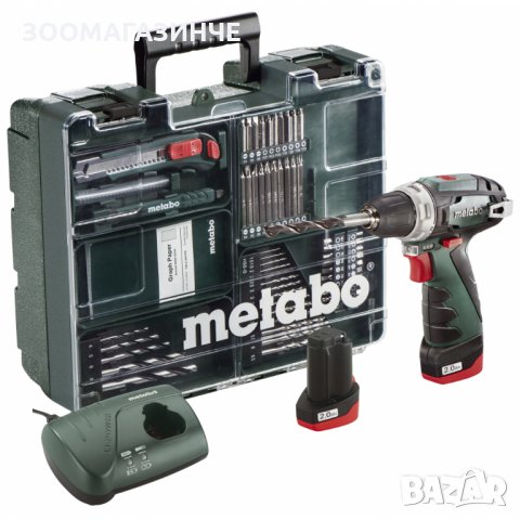 Акумулаторен винтоверт METABO Powermaxx BS Basic SET, 10.8 V, 2.0 Ah, снимка 1 - Винтоверти - 32272801