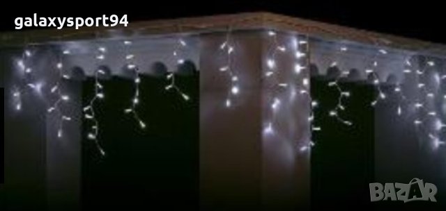 21м  117лв Мигащи светещи лампички тип Висящи 45метра БЕЛИ/ ТОПЛА/ ЦВЕТНА/ СИНЯ Светлина Коледни лам, снимка 5 - Лампиони - 43190116