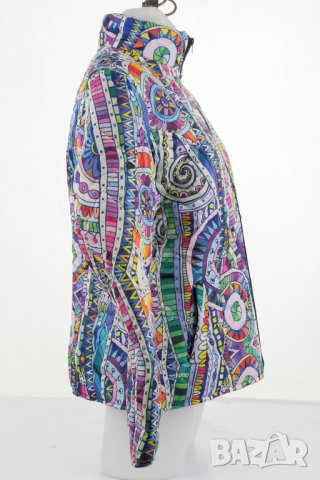 Дамско многоцветно яке с принт марка Kiyana Kaya - L, снимка 3 - Якета - 32488078