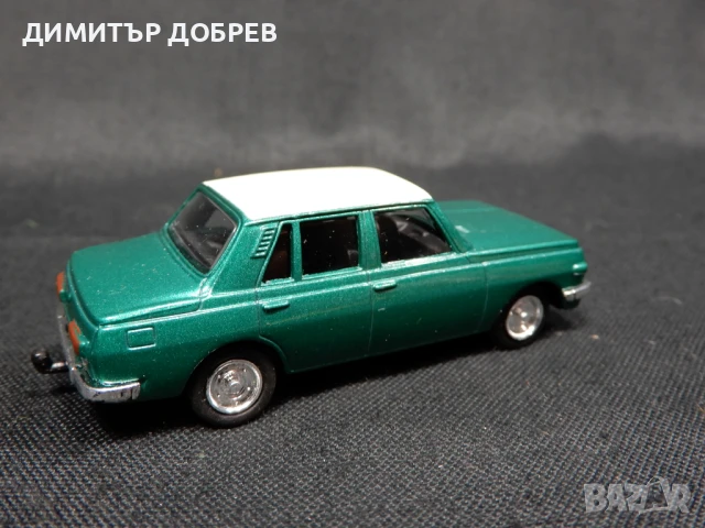 1/64 РЕТРО МЕТАЛНА КОЛИЧКА WARTBURG 353 GRELL, снимка 4 - Колекции - 50506361