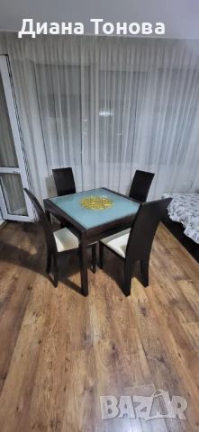 Кухненска маса и 4 стола, снимка 1