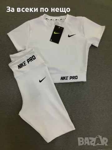 Nike Дамски Спортен Комплект Тениска И Клин🔝Дамски Спортен Екип Найк - Различни Цветове Код LFS337, снимка 4 - Спортни екипи - 49612761