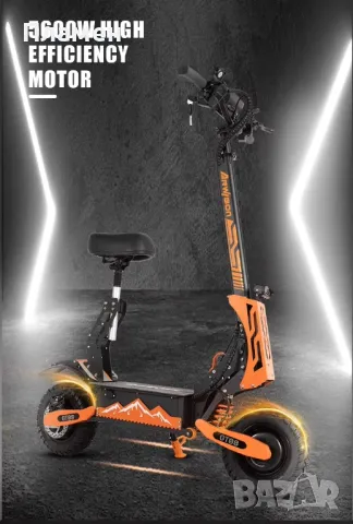 Ново!! Електрически скутер Linksports LD08 

2*2800W 60V 27Ah 70 км.ч.

, снимка 7 - Друга електроника - 49926117