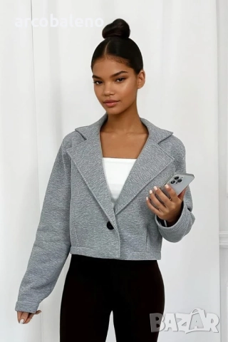 Дамско късо спортно сако Grace, 5цвята , снимка 3 - Сака - 52998194