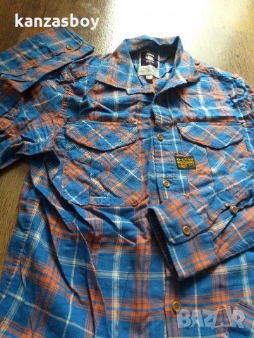 g-star - страхотна мъжка риза, снимка 2 - Ризи - 32451674