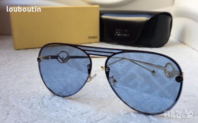 Fendi 2020 дамски слънчеви очила унисекс мъжки, снимка 4 - Слънчеви и диоптрични очила - 28347709