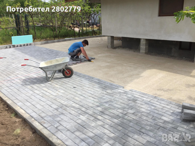 Редене на гранитни павета, бетонни павета, бордюр, тротоарни плочии други., снимка 12 - Ремонти на къщи - 36386835