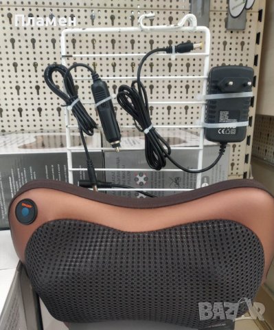 Масажираща възглавница за глава, кръст, ръце, крака, врат, 31.5х12х20см, снимка 2 - Масажори - 39330372