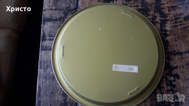 тава за сервиране с литография уникат, снимка 2 - Антикварни и старинни предмети - 28526032