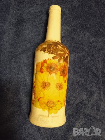 рисувана бутилка, снимка 3 - Декорация за дома - 43652528