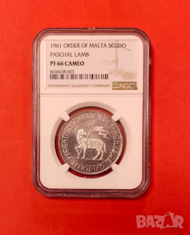 Малтийски орден - лот монети 1961 NGC - Злато,Сребро, снимка 10 - Нумизматика и бонистика - 52283882