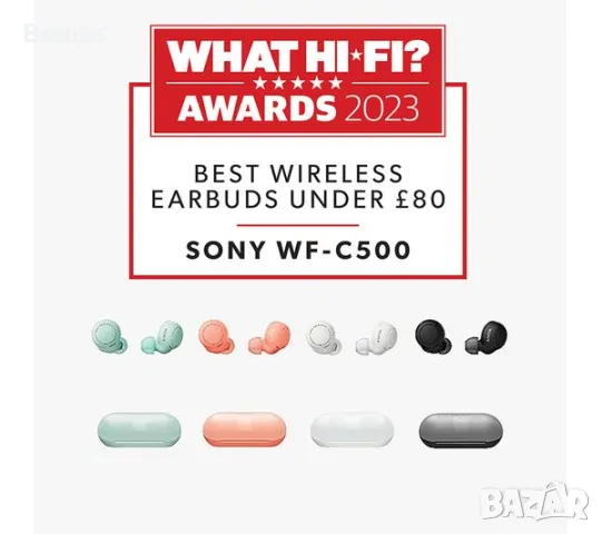 Безжични слушалки Sony WF-C500, снимка 4 - Bluetooth слушалки - 49813911